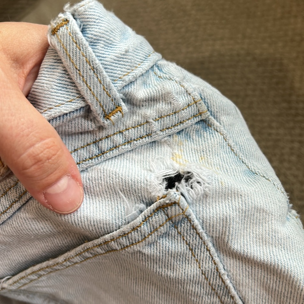 Vintage Denim Shorts JORTS - Picture 4 of 4